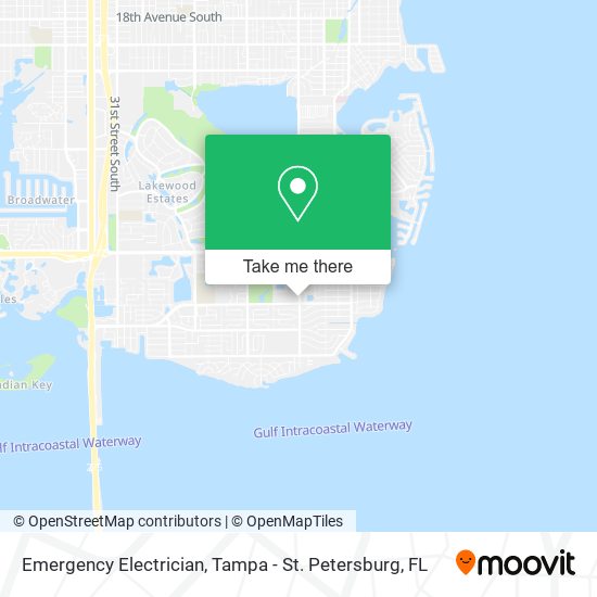 Emergency Electrician map