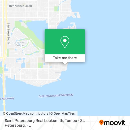 Saint Petersburg Real Locksmith map