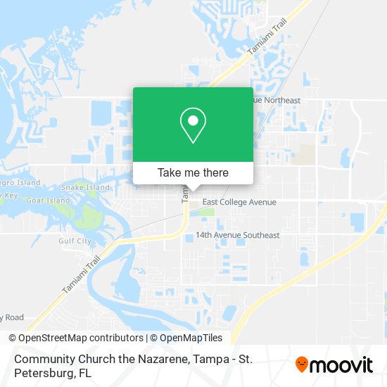 Mapa de Community Church the Nazarene