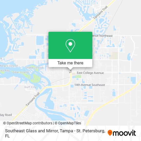 Mapa de Southeast Glass and Mirror