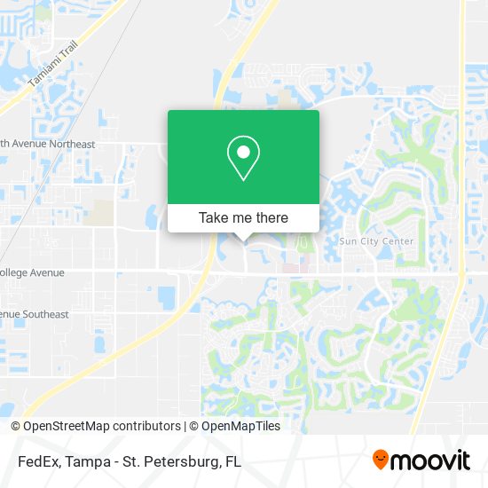 Mapa de FedEx
