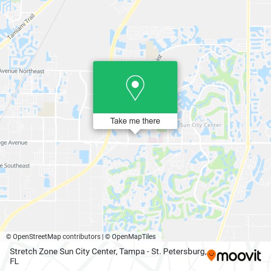 Stretch Zone Sun City Center map