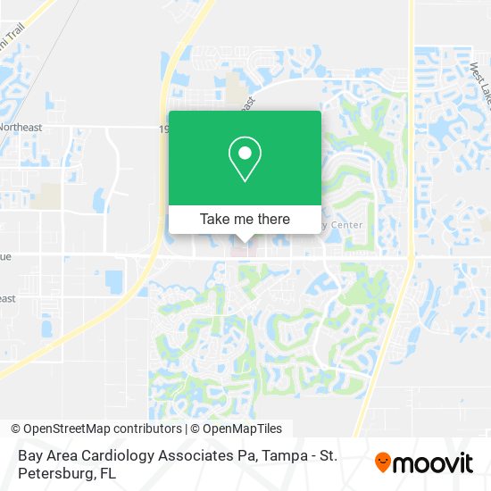 Bay Area Cardiology Associates Pa map