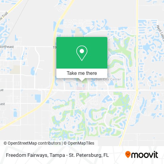 Freedom Fairways map