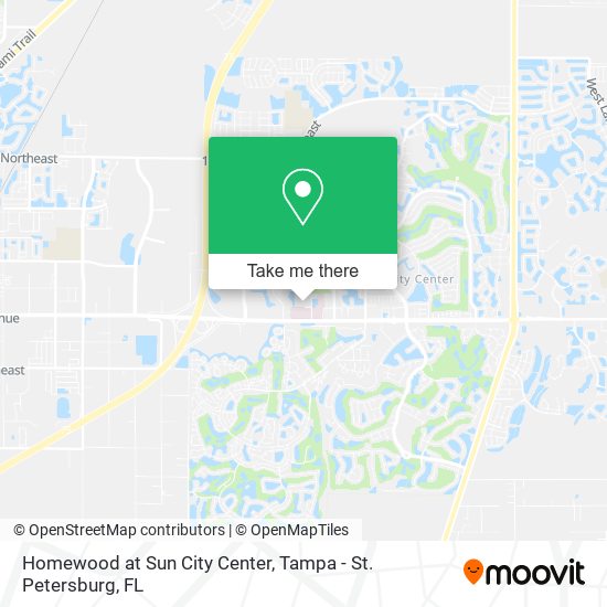Homewood at Sun City Center map