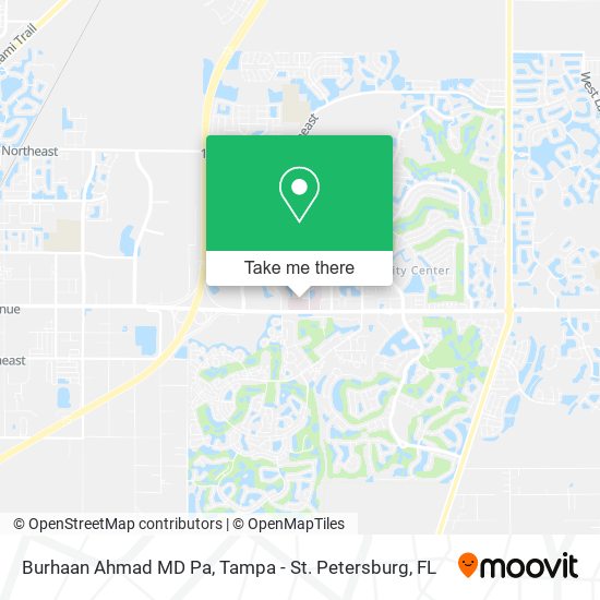 Burhaan Ahmad MD Pa map