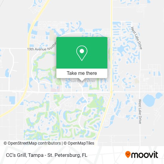 CC's Grill map