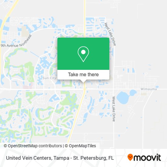 United Vein Centers map