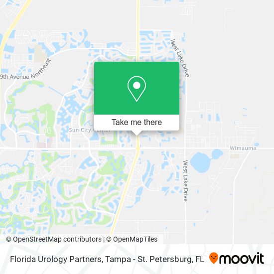 Florida Urology Partners map