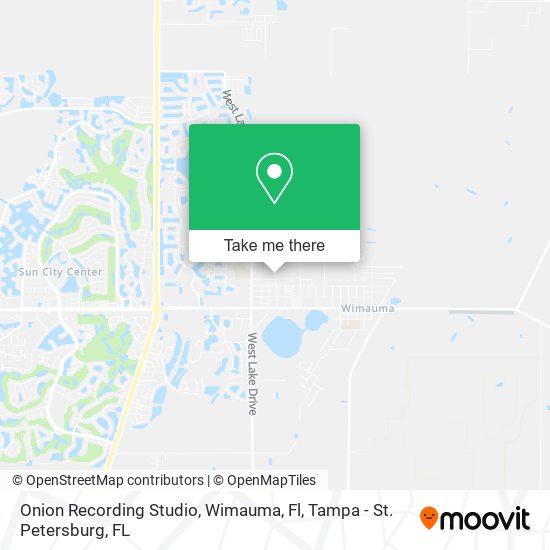 Onion Recording Studio, Wimauma, Fl map
