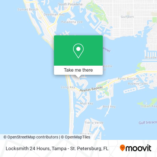 Mapa de Locksmith 24 Hours