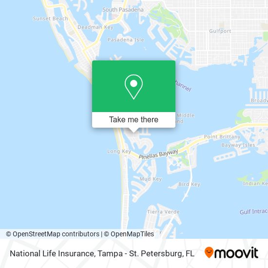 National Life Insurance map