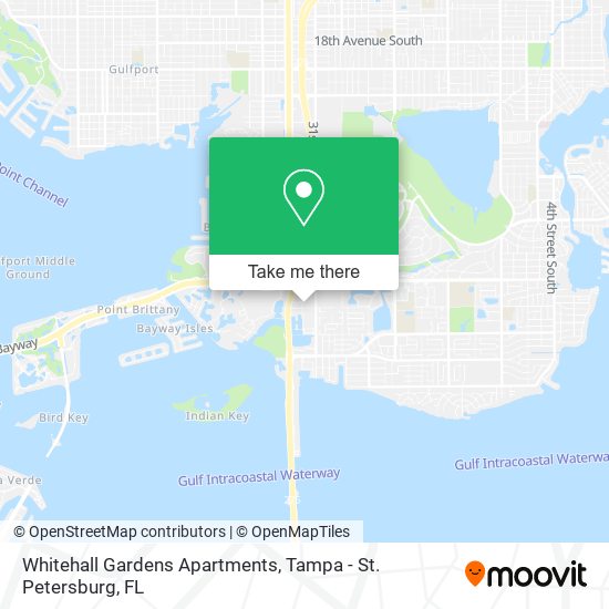 Whitehall Gardens Apartments map
