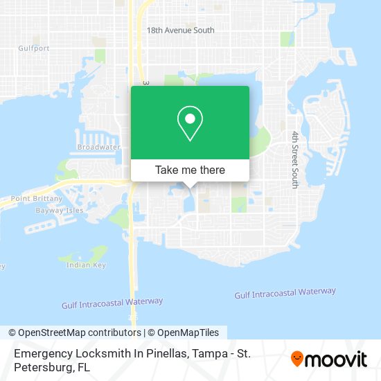 Mapa de Emergency Locksmith In Pinellas