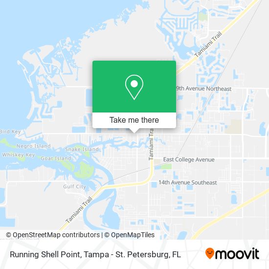 Mapa de Running Shell Point
