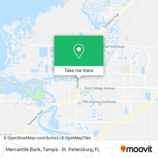 Mapa de Mercantile Bank