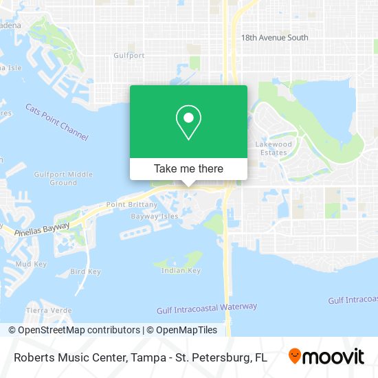 Roberts Music Center map
