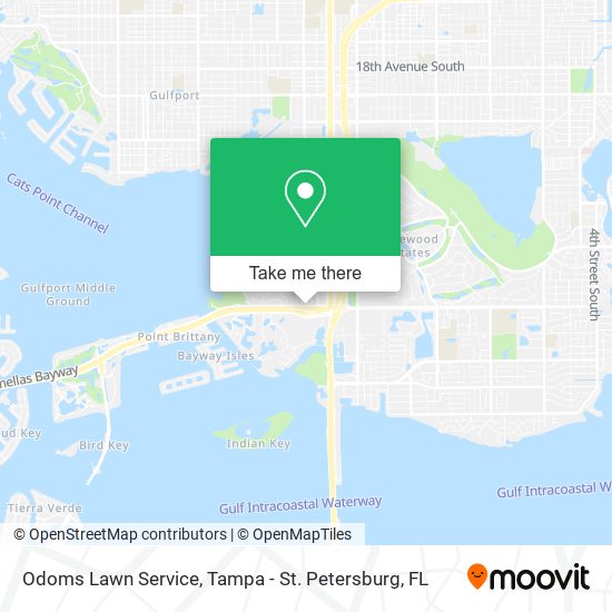 Odoms Lawn Service map