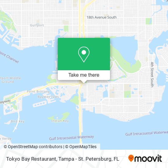 Tokyo Bay Restaurant map