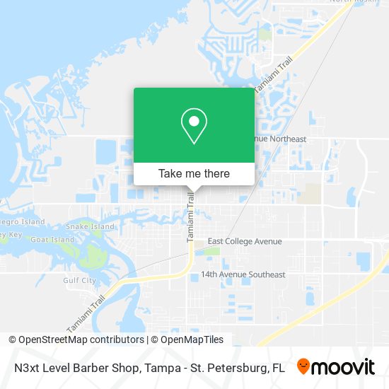 Mapa de N3xt Level Barber Shop