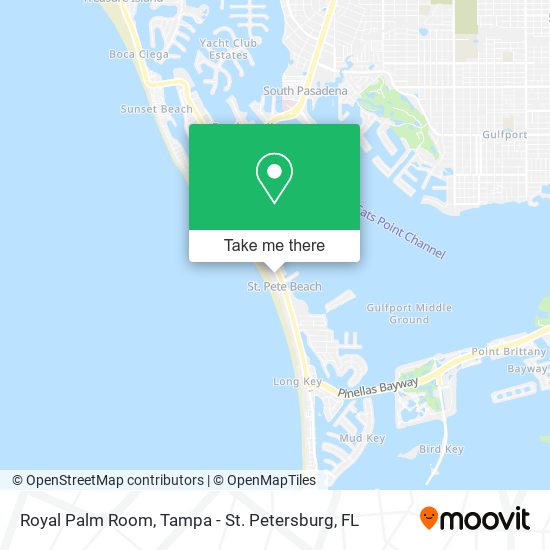 Royal Palm Room map