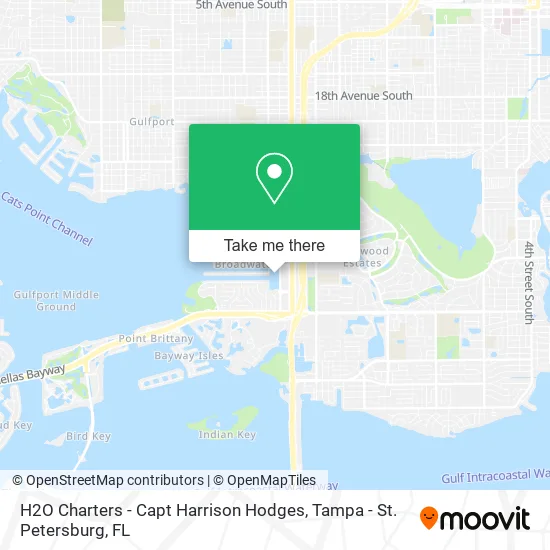 H2O Charters - Capt Harrison Hodges map