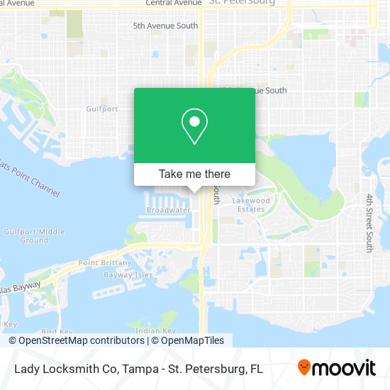 Mapa de Lady Locksmith Co