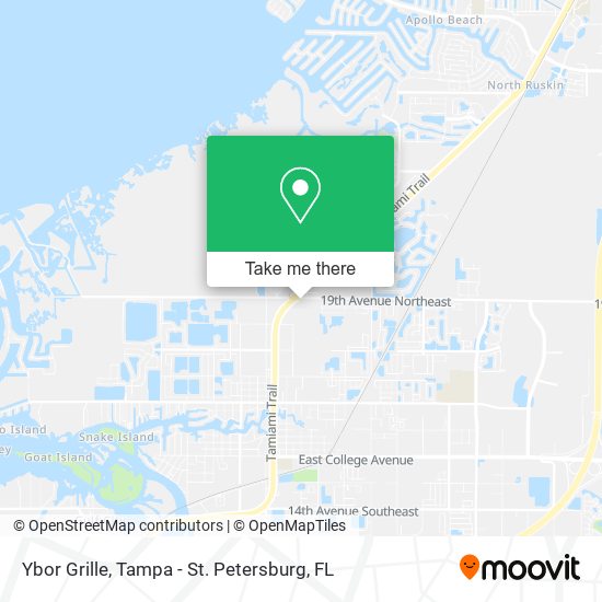 Ybor Grille map
