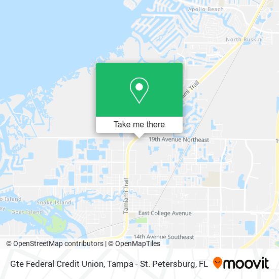 Mapa de Gte Federal Credit Union