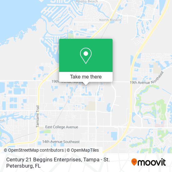Mapa de Century 21 Beggins Enterprises