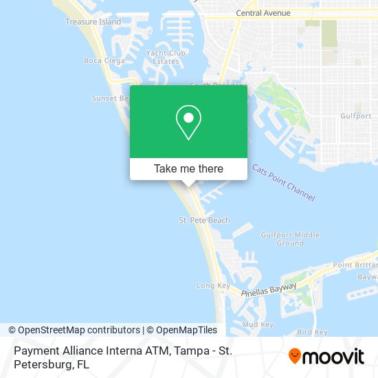 Payment Alliance Interna ATM map