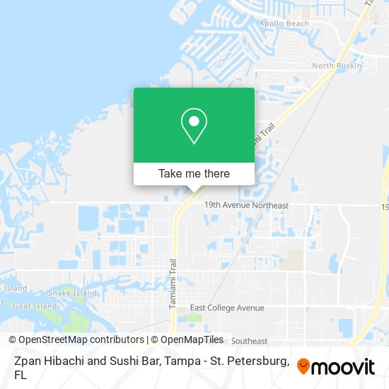 Zpan Hibachi and Sushi Bar map