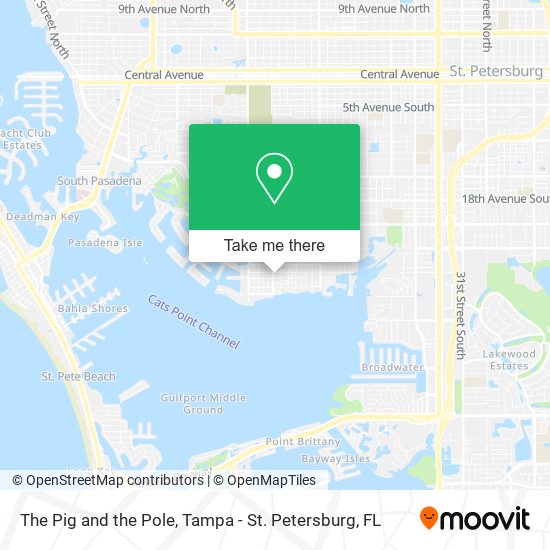 The Pig and the Pole map