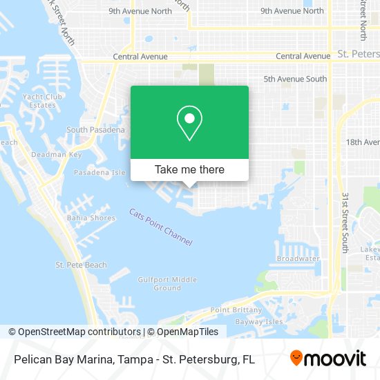 Pelican Bay Marina map