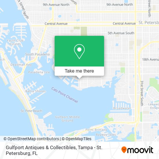 Gulfport Antiques & Collectibles map