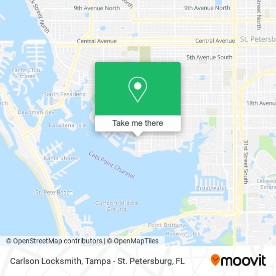 Carlson Locksmith map