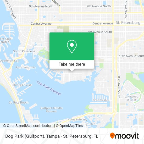 Dog Park (Gulfport) map