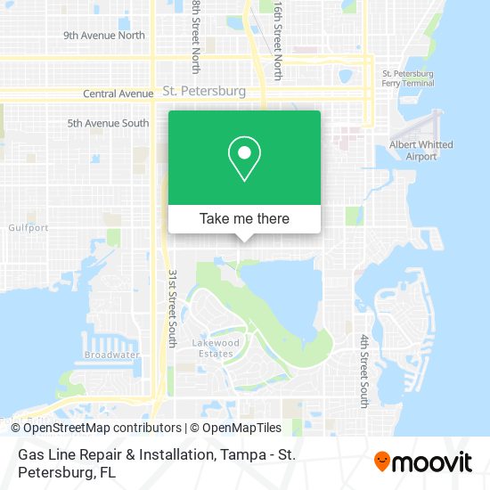 Gas Line Repair & Installation map