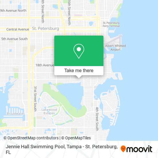 Mapa de Jennie Hall Swimming Pool