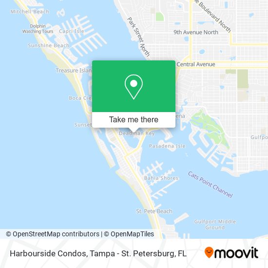 Harbourside Condos map