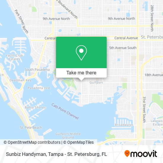 Sunbiz Handyman map