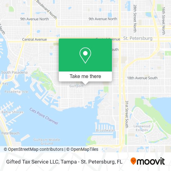 Gifted Tax Service LLC map