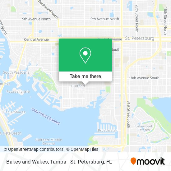 Mapa de Bakes and Wakes
