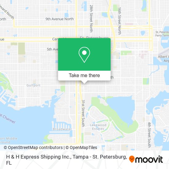 H & H Express Shipping Inc. map