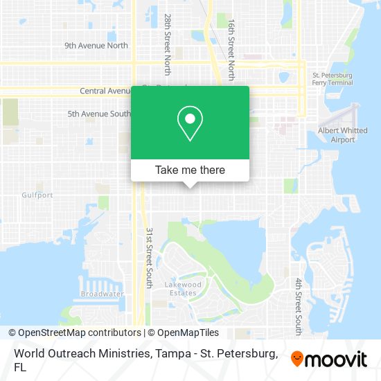 World Outreach Ministries map