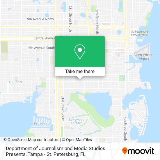 Mapa de Department of Journalism and Media Studies Presents