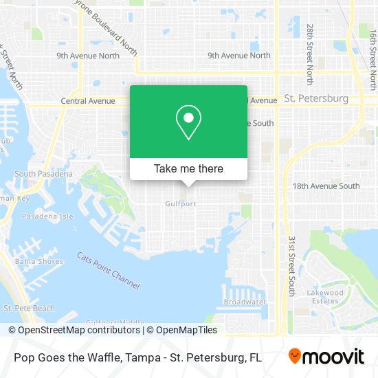 Pop Goes the Waffle map