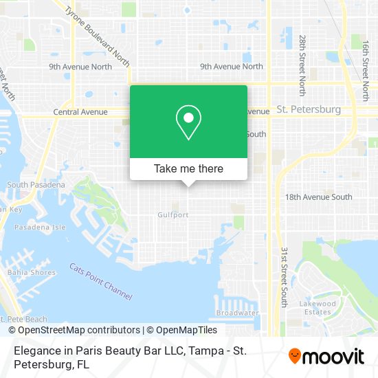 Elegance in Paris Beauty Bar LLC map