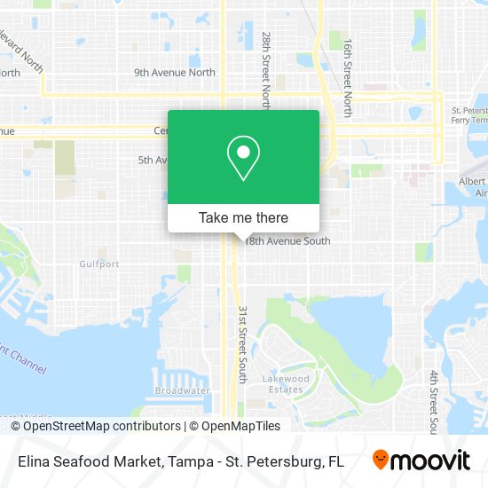 Mapa de Elina Seafood Market