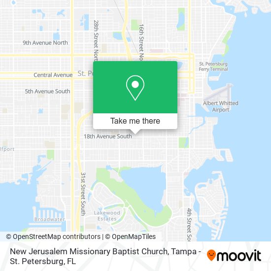 New Jerusalem Missionary Baptist Church map